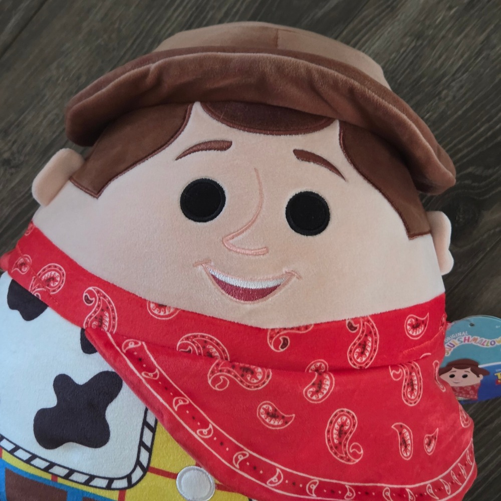 Squishmallows Disney Pixar Woody Toy Story 5 Plush Kids 10 Inch Exclusive NEW - Picture 2 of 6